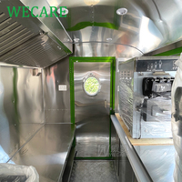 Wecare EEC DOT Approuvé Entièrement Équipé Vintage Foodtruck Camion de Restauration Bus Électrique Cuisine Mobile Remorque Alimentaire à Vendre