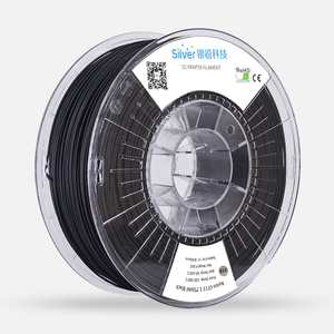 خيوط ألياف الكربون المقطعة <span class=keywords><strong>1.75</strong></span> ملم، خيوط نايلون سوداء PA-CF، خيوط <span class=keywords><strong>ABS</strong></span> PETG PA PC معززة بألياف الكربون - Product Image 1