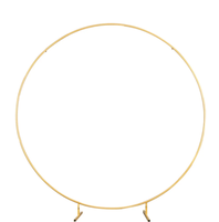 Nouvelles décorations de mariage : Arche circulaire en fer à poteau unique, porte florale circulaire pour décoration de mariage en extérieur sur pelouse