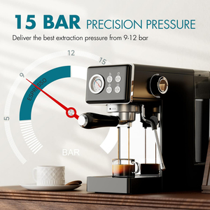 Machine à café expresso 20 bars, machine à café 2 en 1 avec distributeur de lait - Product Image 2