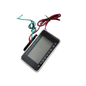 เกจวัดแรงดันไฟฟ้าแบบ LCD พร้อมวัดปริมาณน้ำมัน Yleaf 12V 24V ใช้ได้กับรถยนต์ รถบรรทุก และรถเกษตร - Product Image 3