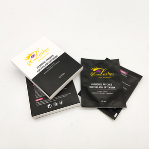 Benutzer definierte private Logo Gel fussel freie Augen unter Pads für Wimpern verlängerung Wimpern unter Augen gel Patches frische klebrige Hydro gel Augen polster - Product Image 4