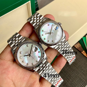 Relojes de Buceo Mecánicos de Acero de Lujo de Alta Calidad con Pantalla Analógica, para Parejas de Negocios, con Función de Reserva de Marcha, 36 mm, 41 mm, Hechos en China - Product Image 1