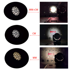 Projecteur LED mobile à zoom haute luminosité 19x15W CW+WW en aluminium pour mariage, <span class=keywords><strong>escape</strong></span> room, DJ, discothèque, scène, DMX512 IP20 - Product Image 3