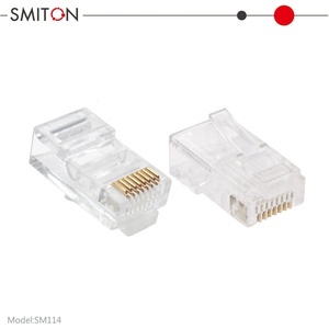 Conector Modular RJ45 8P8C, Conectores de Rede RJ45 <span class=keywords><strong>Cat</strong></span> 5 e <span class=keywords><strong>Cat</strong></span> 6 UTP - Product Image 5