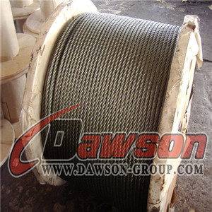 Din 3055 2 3 4 5 6 7 8 9 10 11 12 13 14 15 16 17 18 19 20 mét mạ kẽm / Ungalvanized dây thép thừng với giá tốt nhất - Product Image 2