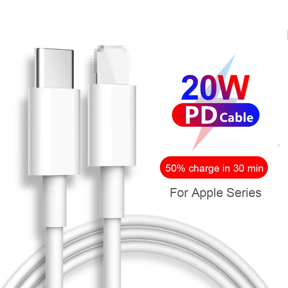 Usb Type C Cable for iPhone12 13 pro PD 20W 30W Fast Chargers for iPhone iPad PD Quick Charger Cable Usb Type C Wire Data Cord