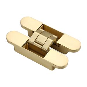 مفصلات أبواب خفية ثلاثية الأبعاد قابلة للتعديل من سبائك الزنك، مفصلات مخفية بزاوية 180 درجة للأبواب الثقيلة في غرف النوم طراز H-60 - Product Image 2