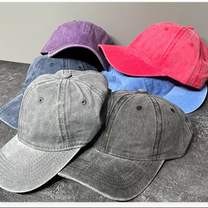 Gorra Trucker Ajustable de 6 Paneles de Felpa Lavada de Alta Calidad Unisex al por Mayor de Fábrica BEE01, Gorra de Béisbol Vintage Estilo Urbano para Papá Deportivo - Product Image 1