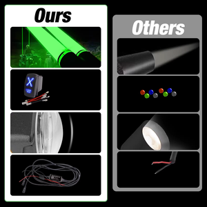 Luces Láser Brillantes para UTV, Antena Láser RGBW, Control Remoto RF WhipApp para UTV, ATV, Camioneta - Product Image 4
