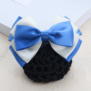 Pinza de Pelo Profesional para Mujer, Venta al por Mayor, Lazo Grande, Red, Accesorios para el Cabello para Bancos, Hoteles, Hospitales, Enfermeras - Product Image 5