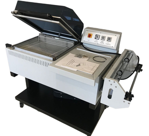 Hipac FM5540 manuel 2-in-1 yarı otomatik isı <span class=keywords><strong>Shrink</strong></span> Film sarma makinesi yeni durum ambalaj kutusu dahil - Product Image 4
