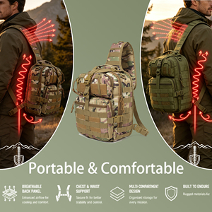 Bolsa Táctica Multifuncional Personalizada para Hombres, para Deportes al Aire Libre, MOLLE, Apta para Senderismo/Caza/Entrenamiento, Venta al Por Mayor - Product Image 6