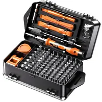 Kit de réparation multifonctionnel 115-en-1 avec tournevis magnétique, pinces en alliage d'acier au carbone et outils de démontage pour téléphone/PC