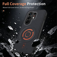 Funda Magnética de Tela Tejida para Teléfono Tecno Camon 40 Pro 5G Pova 7 Ultra Spark 50 4G Slim Infinix GT50Pro con Carga Inalámbrica