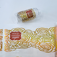 Étiquette autocollante en matériau PP personnalisé emballage de parfum UV vinyle adhésif étanche bouteille de verre cosmétique emballage de bouteille de vin alimentaire