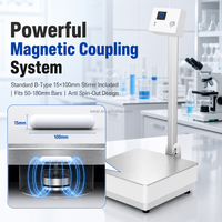 Agitateur magnétique grande capacité WEIAI 50/100L en acier inoxydable 304 pour applications industrielles, chimiques, pétrochimiques, environnementales, biopharmaceutiques et de laboratoire