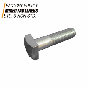 Thép carbon thép không gỉ vuông chủ đề Bolt phẳng vuông đầu Bolt - Product Image 3