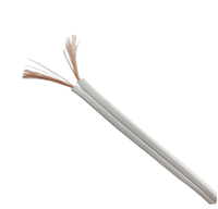 Câble électrique domestique QUANWEI en cuivre nu multiconducteur non blindé, isolé en PVC, 12V - 14/18 AWG Blanc/Noir