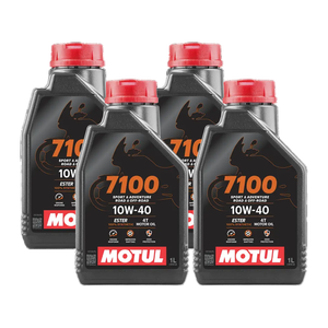 น้ำมันเครื่อง10W40สังเคราะห์สำหรับรถจักรยานยนต์7100 4L 4T 100% ได้รับการรับรองจากอิตาลี MA2 API SP - Product Image 1