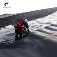 Geomembrana de HDPE Texturizada o Lisa para Control de Infiltraciones, Membrana Impermeabilizante para Túneles de Metro Subterráneos