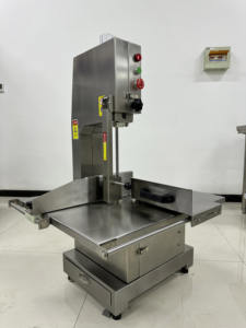 Scie à os Machine 330 multifonctionnelle Frozen Fresh Band Commercial Cutter Butcher Boy Machine automatique de découpe de viande congelée de chèvre - Product Image 3