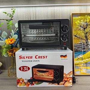 Horno Tostador Eléctrico de 13L, Mini Horno de Pizza de Sobremesa con Control de Temperatura y Temporizador para Hornear, Asar y Tostar en Casa - Product Image 1