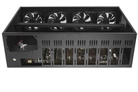 Qway 8GPU ATX Rack Mount Machine ONDA AK2980-D8P-55 Carte mère Alimentation Or 1850W DDR3 4GB 64GB SSD Ventilateur Acier Galvanisé En Stock