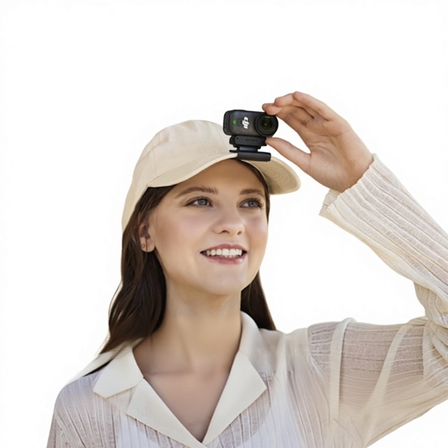 For Osmo Nano Waterproof Wearable 4K CMOS Camera for Vlogging Cycling Parent-Child Sports