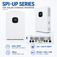 Système d'énergie solaire hors réseau de 4 à 10 kW, kit complet avec contrôleur MPPT, panneaux solaires, garantie de 10 ans, utilisation domestique, CE pour