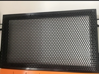 Panneaux de treillis métallique hexagonal perforé pour revêtement de plafond intérieur