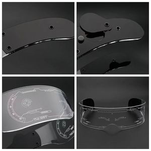 Creative Luminous LED Glasses Acrylic Plastic Clear Wear Device Glow <b>Light</b> Glass for <b>Parties</b> - Product Image 5