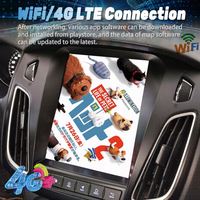 Lecteur vidéo GPS de navigation automobile Android 13 256 Go pour Ford Focus 3 MK3, autoradio Carplay, écran multimédia Tesla Mk 3 Salon 2012-2018