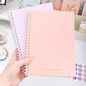 Thấp moq Chất lượng cao biểu tượng tùy chỉnh khuyến mại xoắn ốc họp bìa cứng máy tính xách tay đĩa ràng buộc quy hoạch cho sinh viên trường học với logo - Product Image 2