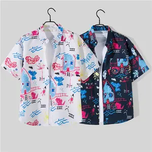 New Arrival Men's Casual 2-Piece Beachwear Clothing Set Hawaiian Style Summer Tracksuit With 3D Pattern For Holidays Vacations