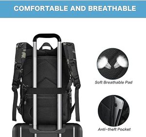 Sac à dos pour appareil photo reflex numérique de voyage, imperméable, avec système Molle, pour drone, ordinateur portable, équipement numérique, photographie, sac à dos - Product Image 5