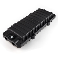 Caja de Empalme de Fibra Óptica FTTH Impermeable de ABS Mini con 2 Entradas y 2 Salidas, Caja de Reparación de Empalmes de 320*135*6.5mm