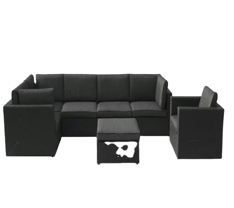 Black durable bulk outdoor furniture