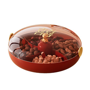 Plateau de fruits rouges avec couvercle pour la célébration du Nouvel An chinois, plateau de service pour collations à usage domestique - Product Image 3
