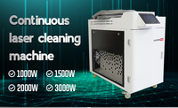 Machine de nettoyage laser antirouille d’oxydation de petite peinture 1000W 1500W machine laser de nettoyage portable