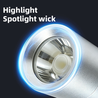 Nouveautés, mini lampe torche ultra-lumineuse en alliage d'aluminium avec dispositif d'allumage intégré, lampe torche rechargeable d'urgence pour l'extérieur