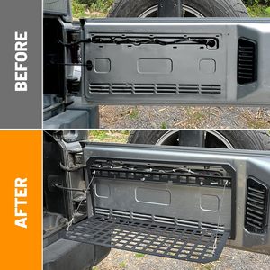 Tailgate Table for <strong>Jeep</strong> Wrangler JK JL Accessories Rear Foldable <strong>Cargo</strong> Shelf for <strong>Jeep</strong> Tactical Molle Panel - Product Image 6