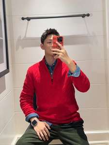 Pulls en tricot à fermeture éclair sur le côté, broderie de petit cheval sur la poitrine gauche avec étiquettes réelles R L, manches longues, <span class=keywords><strong>pull</strong></span> pour homme - Product Image 6