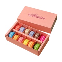 Macaron Verpackungs box Geschenk box Beliebige Struktur Kunden spezifische Schokoladen box