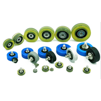 30mm 32 34mm 35 36mm 38mm 40mm 50mm roulements formés en polyuréthane silencieux avec vis PU rouleau poulie élastique résistant à l'usure