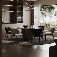 Fauteuil d'appoint nordique de luxe léger pour la maison et les restaurants, meubles de salle à manger et de salon en acier inoxydable pour hôtels et villas