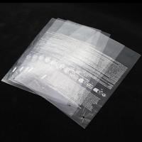 Emballage mignon emballage de marque boîte personnalisée blanc personnalisé Shopping en plastique fermeture éclair zip-lock personnalisé avec fermeture éclair sac plat à fermeture éclair