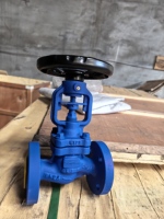 Vanne à soupape à soufflet scellée PN16 PN25 PN40 à fermeture manuelle haute température GS-C25 WCB, vente directe usine