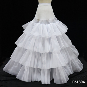 P61804 un <span class=keywords><strong>jupon</strong></span> <span class=keywords><strong>blanc</strong></span> moelleux à quatre couches pour le <span class=keywords><strong>mariage</strong></span> de la mariée - Product Image 3
