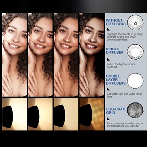 ZSYB 90cm Photographie Softbox Éclairage Vidéo <span class=keywords><strong>Photp</strong></span> Éclairage Softbox Kit Diffuseur pour Studio - Product Image 4